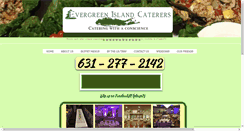 Desktop Screenshot of evergreenislandcatering.com